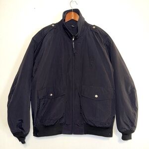 Blauer Insulated 3 Season Duty Jacket Coat Zip Out Quilted Lining Black XL Reg